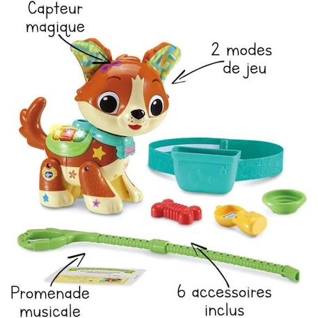 VTECH BABY - Titou, Mon Toutou Balade Magique MARRON 2 - vertbaudet enfant 