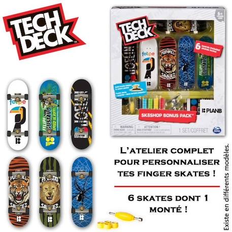 Pack Finger Skate - Tech Deck - Skate Shop Bonus - Jaune - Mixte - 6 ans et plus JAUNE 5 - vertbaudet enfant 