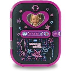 Jouet-Livres-Agenda électronique VTECH Kidisecrets Selfie Music Noir avec lecteur MP3 pour filles de 6 à 12 ans