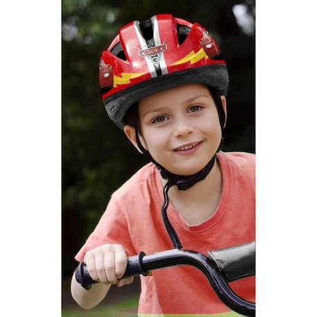 Casque ajustable CARS - STAMP - Taille S - Pour enfant à partir de 3 ans - Garantie 2 ans ROUGE 2 - vertbaudet enfant 