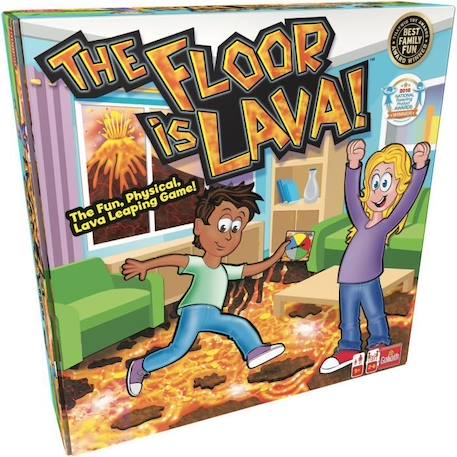 Floor is lava - Jeu de société - GOLIATH - A partir de 5 ans MARRON 6 - vertbaudet enfant 