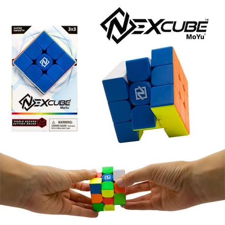 Puzzle Cube Nexcube 3x3 + 2x2 Classic - MoYu - Multicolore - Extérieur - Neuf BLEU 3 - vertbaudet enfant 