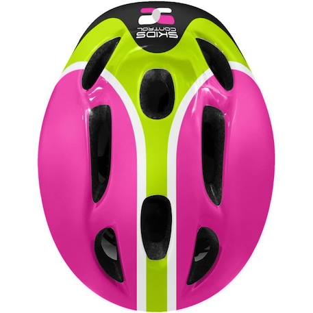 COMBO ROSE Sécurité (Casque + Genouillères & Coudières) SKIDS CONTROL ROSE 2 - vertbaudet enfant 