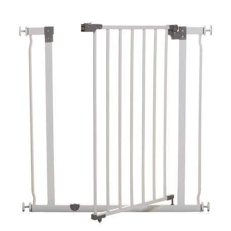 DREAMBABY® Barrière de sécurité Liberty - Fixation par pression - Ouverture à double sens - Pour espace de 75 à 81 cm - Blanc BLANC 2 - vertbaudet enfant 