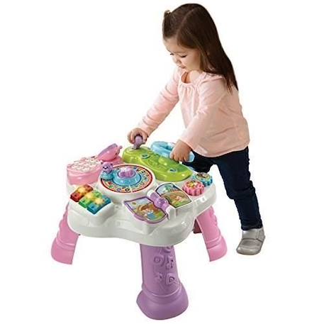 Table d'activités bilingue VTECH - Rose - Pour bébés de 9 à 36 mois ROSE 2 - vertbaudet enfant 