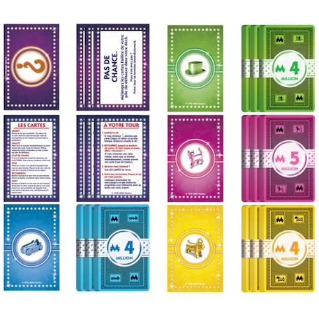 Monopoly Chance, jeu de plateau Monopoly rapide pour la famille, pour 2 à 4 joueurs, environ 20 min. BLEU 4 - vertbaudet enfant 