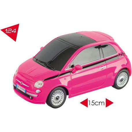 Véhicule radiocommandé Fiat 500 échelle 1:24ème - Mondo Motors ROSE 2 - vertbaudet enfant 