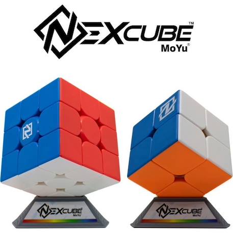 Puzzle Cube Nexcube 3x3 + 2x2 Classic - MoYu - Multicolore - Extérieur - Neuf BLEU 5 - vertbaudet enfant 