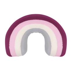 Linge de maison et décoration-Coussin Arc-en-Ciel en coton