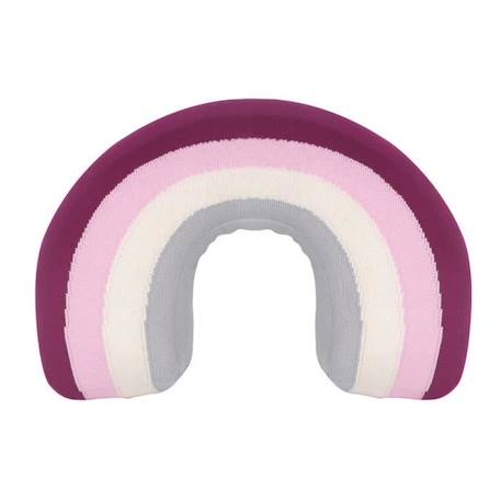 Coussin Arc-en-Ciel en coton ROSE 1 - vertbaudet enfant 