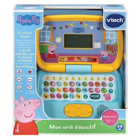 VTECH - PEPPA PIG - Mon Ordi Éducatif JAUNE 3 - vertbaudet enfant 