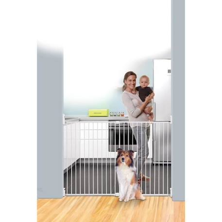 Dreambaby Barrière de sécurité Broadway Gro-Gate Extra-Large et Extra-Grande (pour 76 - 134 cm), blanc BLANC 6 - vertbaudet enfant 