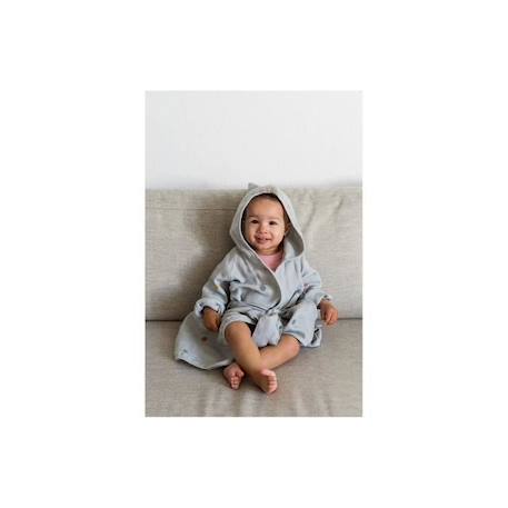 Peignoir en moussline pour enfant 100% coton GRIS 2 - vertbaudet enfant 