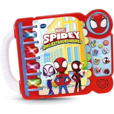 Livre-Jeu Educatif de Spidey - VTECH - Rouge - Pour Enfant de 3 Ans et Plus ROUGE 1 - vertbaudet enfant 