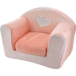 Chambre et rangement-Fauteuil club convertible Lapinou - Rose - 42 x 55 cm