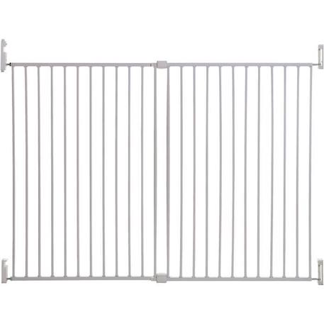 Barrière de sécurité VERTBAUDET en métal - blanc, Puériculture