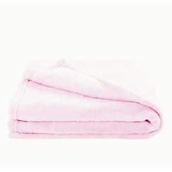 Linge de maison et décoration-Linge de lit bébé-Couverture, édredon-Couverture enfant en microfibre - Rose - 100 x 150 cm