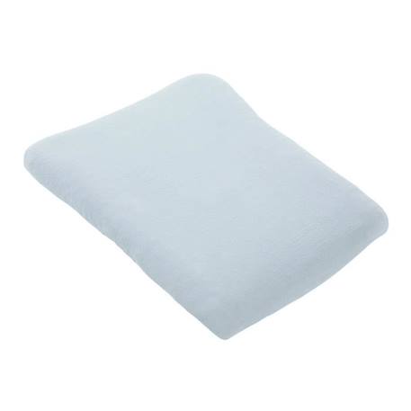 Lot de 2 housses de matelas à  langer - Blanc / Perle - 50 X 75 cm GRIS 2 - vertbaudet enfant 