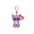 Porte-clé Ty Beanie Boos Clip Cassidy Le Chat - TY - Plush - 9 cm - Intérieur - violet, rose ROUGE 1 - vertbaudet enfant 