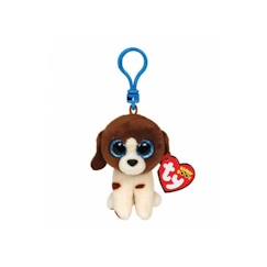 -Jouet en peluche - TY - Beanie Boos Clip Muddles Le Chien - Marron - Porte-clé tout doux