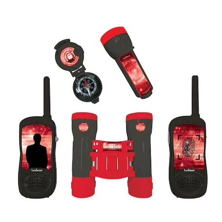 Kit complet d’espion avec Talkie-Walkies portée 120m NOIR 1 - vertbaudet enfant 