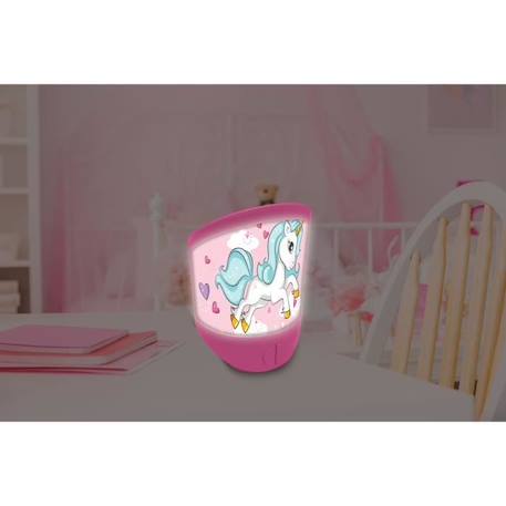 Veilleuse de chevet ou murale Licorne ROSE 4 - vertbaudet enfant 