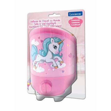 Veilleuse de chevet ou murale Licorne ROSE 3 - vertbaudet enfant 