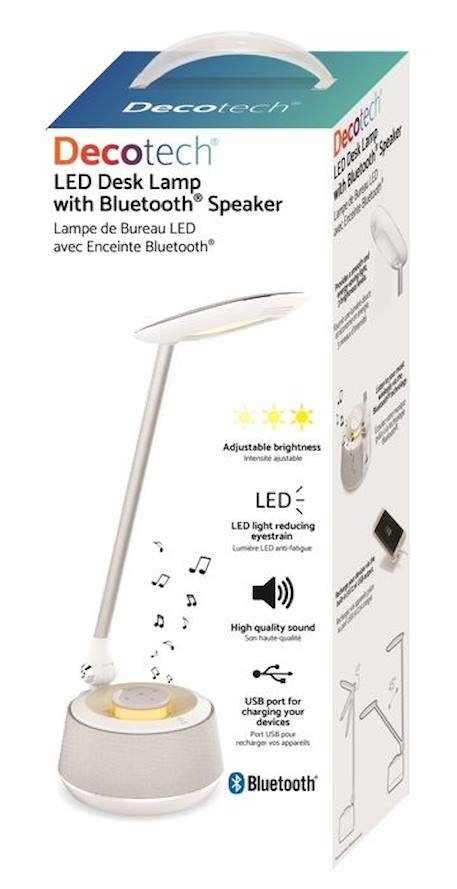 Lampe de bureau avec lumières LED et enceinte Bluetooth® BLANC 2 - vertbaudet enfant 
