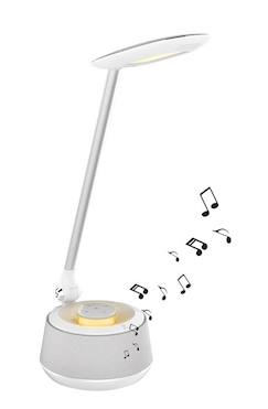 Linge de maison et décoration-Décoration-Luminaire-Lampe à poser-Lampe de bureau avec lumières LED et enceinte Bluetooth®