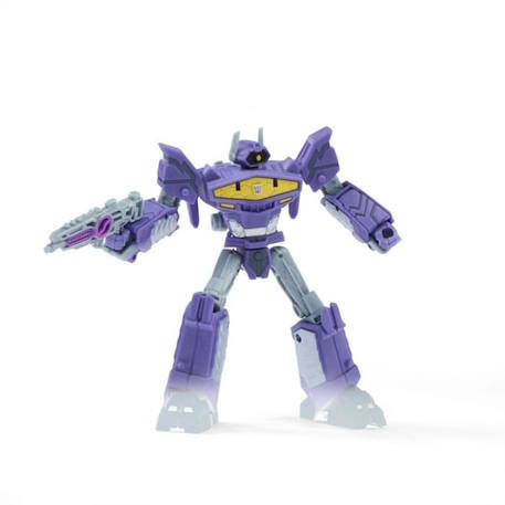 Figurine Transformers EarthSpark Shockwave Deluxe 12,5 cm - HASBRO - Jouet robot pour enfants à partir de 6 ans BLANC 4 - vertbaudet enfant 