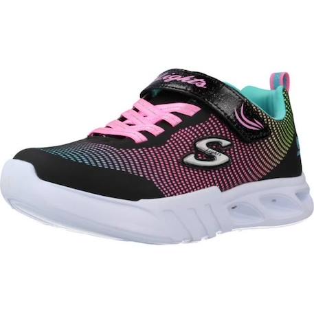 Basket - SKECHERS - 136638 - Noir - Fille - Enfant - Lacets - Synthétique NOIR 1 - vertbaudet enfant 