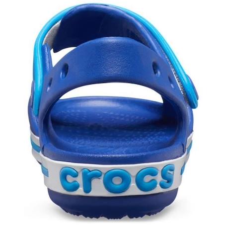 Sandales Crocs Crocband pour enfants - Marque CROCS - Couleur Graphite - 100% Synthétique BLANC+BLEU 6 - vertbaudet enfant 