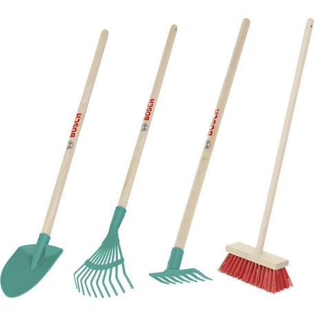 Outils de jardinage Bosch en bois et plastique, 4 pièces - KLEIN - 2794 BEIGE 1 - vertbaudet enfant 