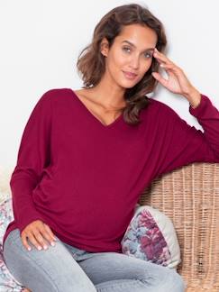 -Pull fin grossesse Angelica LS ENVIE DE FRAISE