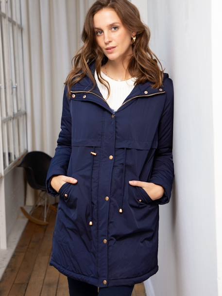 Manteau grossesse et de portage Maxime ENVIE DE FRAISE marine 3 - vertbaudet enfant 