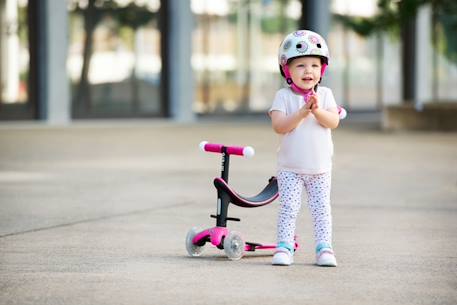 Trottinette évolutive Mini Micro 3 en 1 Révolution MICRO rose+vert 5 - vertbaudet enfant 