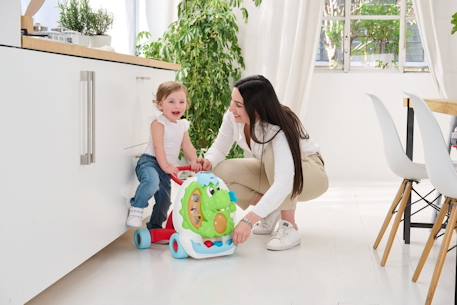 Aide à la marche Dino ECO + - CHICCO vert 5 - vertbaudet enfant 