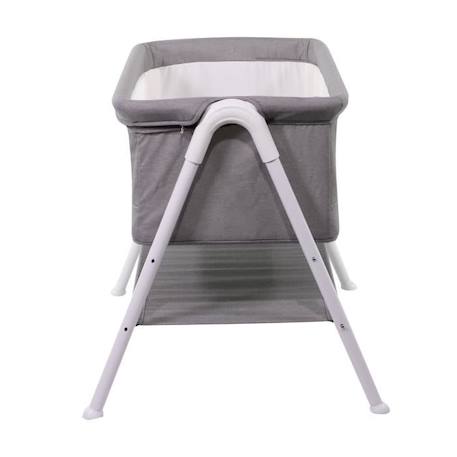 Berceau bébé NANIA HILLARY - Dès la naissance - 9 Kg max - Matelas 3cm d'épaisseur inclus - Espace de rangement sous le berceau GRIS 3 - vertbaudet enfant 