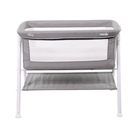 Berceau bébé NANIA HILLARY - Dès la naissance - 9 Kg max - Matelas 3cm d'épaisseur inclus - Espace de rangement sous le berceau GRIS 2 - vertbaudet enfant 