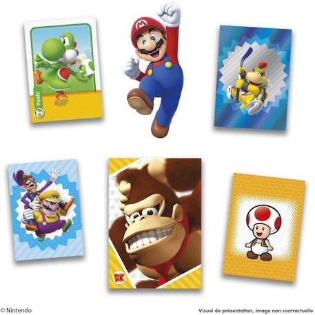 Jeu de cartes - PANINI - Super Mario Trading Cards - Collection de 252 cartes dont 18 en or et 18 en argent ORANGE 3 - vertbaudet enfant 
