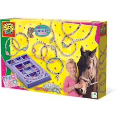 Jouet-Activités artistiques et musicales-Bijou pour enfant - J’aime les chevaux - Studio de joaillerie - Jaune - Multicolore - À partir de 5 ans
