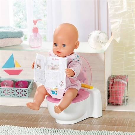 BABY BORN - Bath Poo-PooToilet ROSE 4 - vertbaudet enfant 