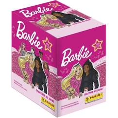 -Stickers Barbie - Boîte de 36 pochettes de 5 stickers PANINI