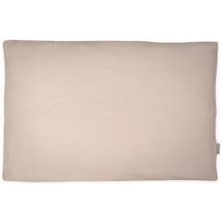 Taie d'oreiller en gaze de coton, Jeanne Beige 65 x 65  - vertbaudet enfant