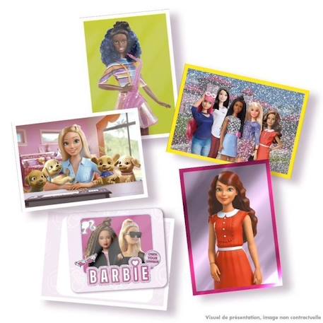 Stickers Barbie - Blister 8 pochettes PANINI BLANC 3 - vertbaudet enfant 