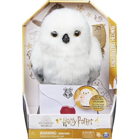 Harry Potter – Hedwige Enchantée – Peluche Interactive – Dès 5 ans – 30cm BLANC 2 - vertbaudet enfant 