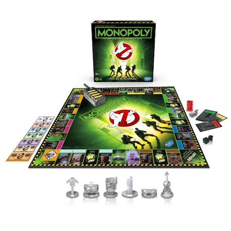 MONOPOLY - édition Ghostbusters S.O.S Fantômes pour enfants - dès 8 ans VERT 3 - vertbaudet enfant 