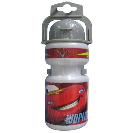 Bidon + Porte Bidon Cars - STAMP - Pour Enfant - Contenance 350ml - Capuchon refermable ROUGE 2 - vertbaudet enfant 