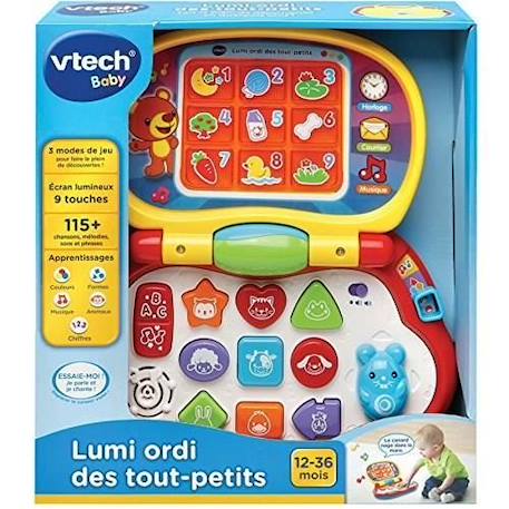 VTECH BABY - Lumi Ordi Des Tout-Petits - Ordinateur Enfant Multicolore ROUGE 5 - vertbaudet enfant 