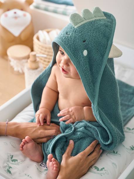 Bébé-Cape, peignoir de bain-Cape de bain + gant DRAGON